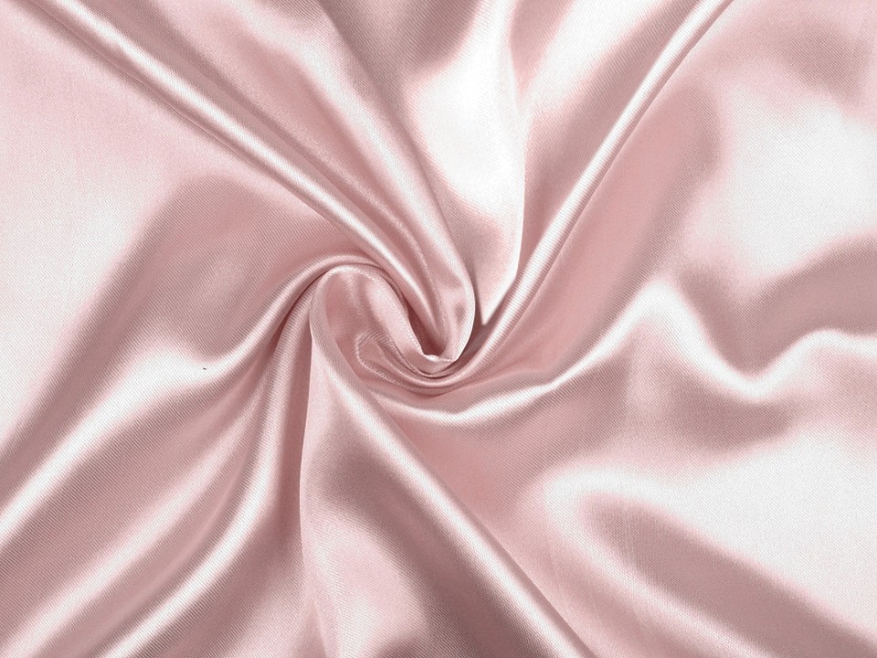 Satin elastic la metru - roz antic deschis Satin elastic la metru - roz antic deschis