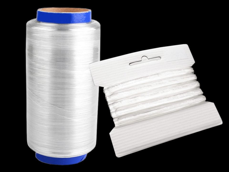 Elastic siliconic, lățime 10 mm (card 20 m) - transparent Elastic siliconic, lățime 10 mm (card 20 m) - transparent