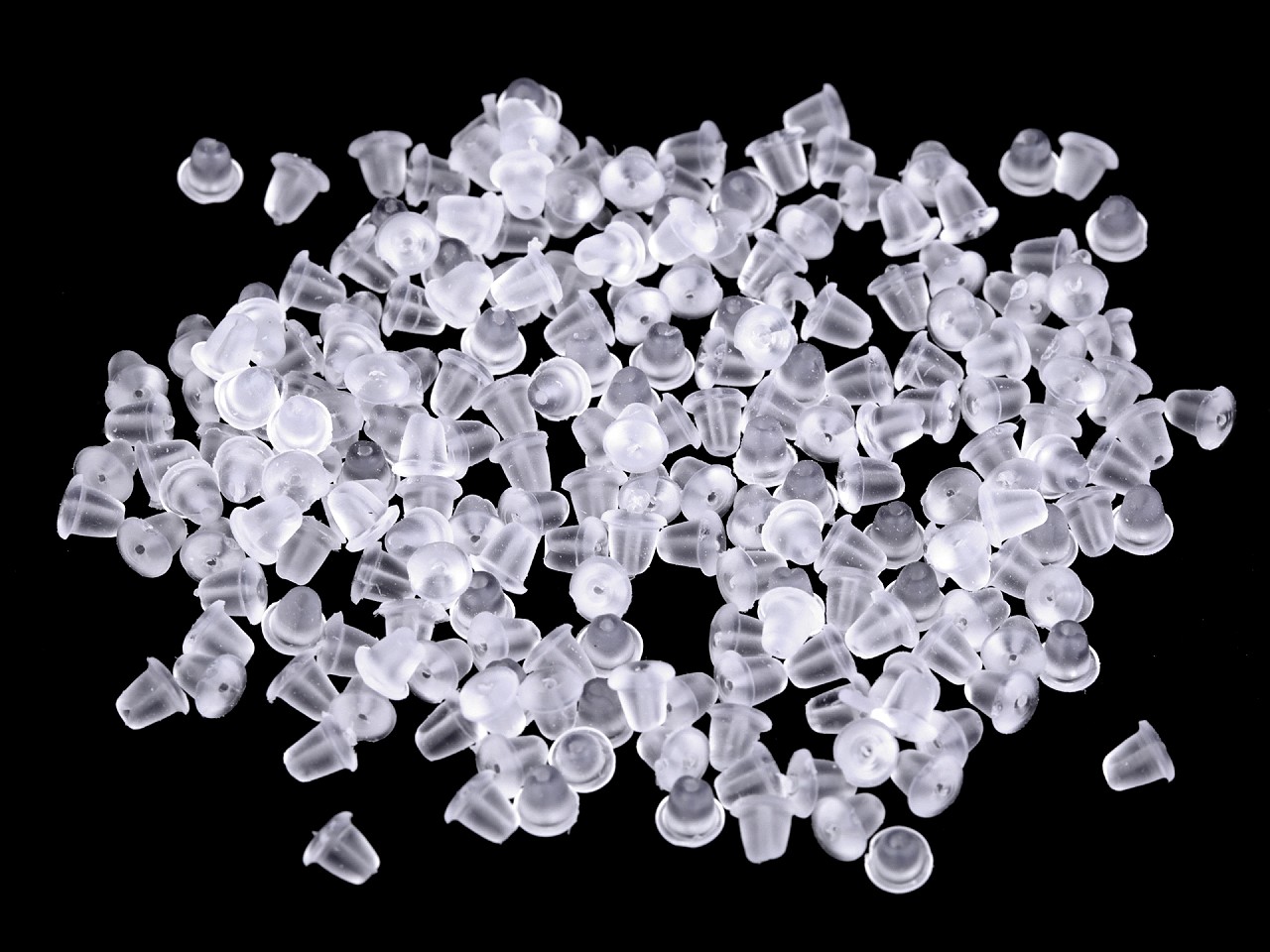 Opritor cercei, 3x5 mm, transparent, 5 g