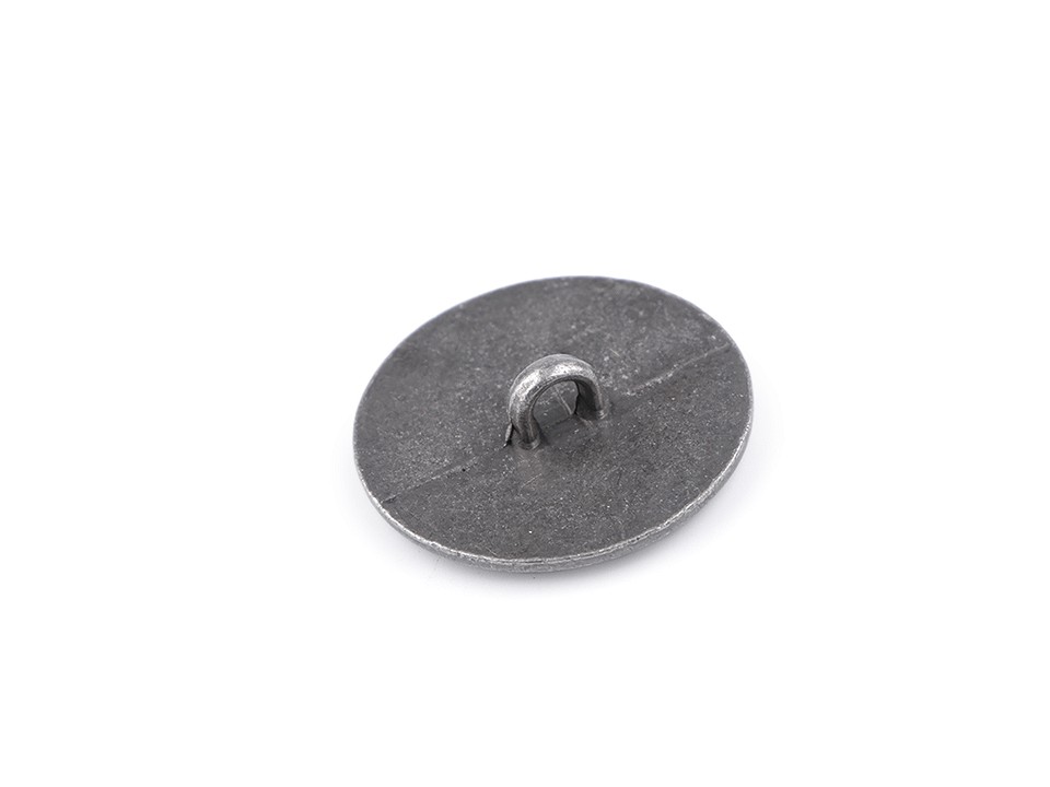 Nasturi metalici, mărimea Ø25 mm, nichel antic, 20 buc.