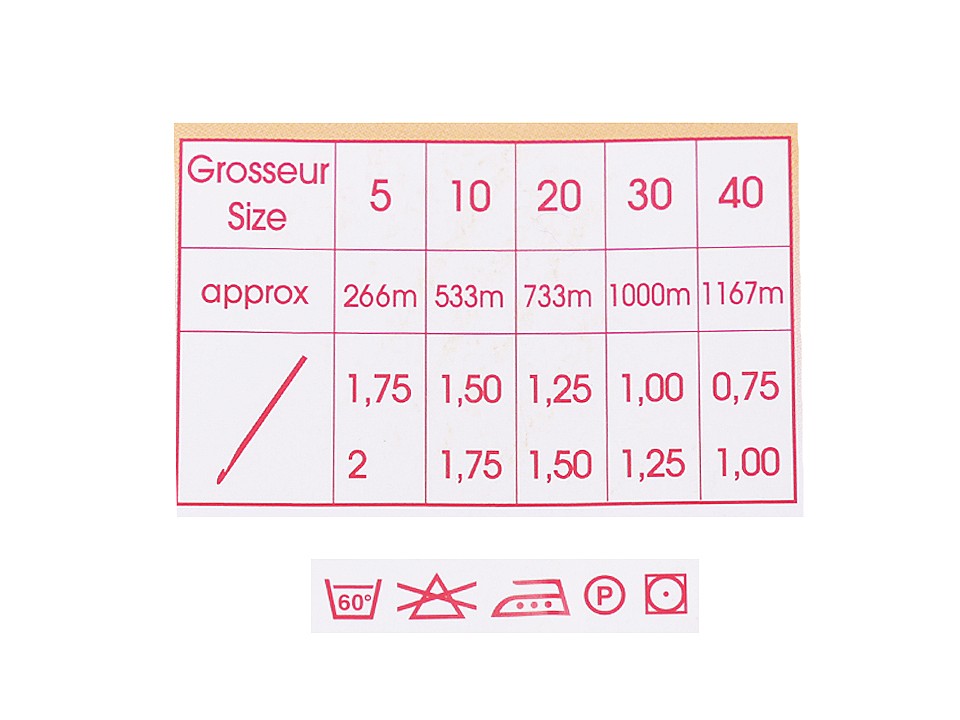 Aţă bumbac pentru croșetat DMC Babylo, 100 g, alb