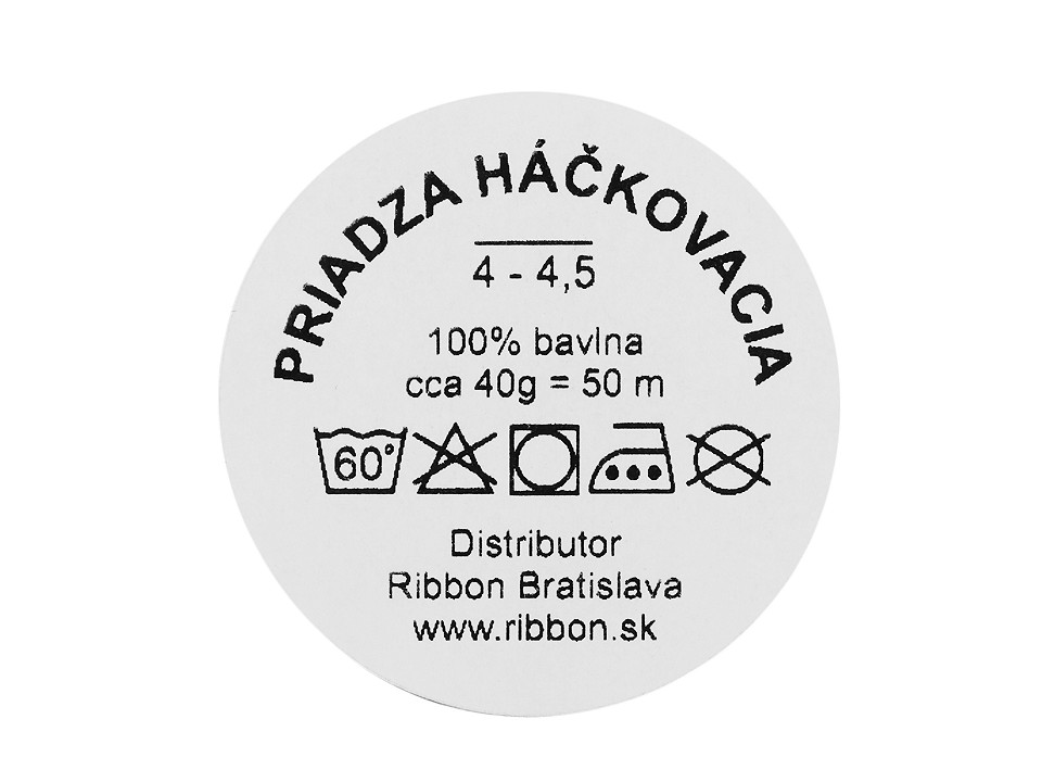 Aţă bumbac pentru croșetat, 40 g, albastru închis Aţă bumbac pentru croșetat, 40 g, albastru închis