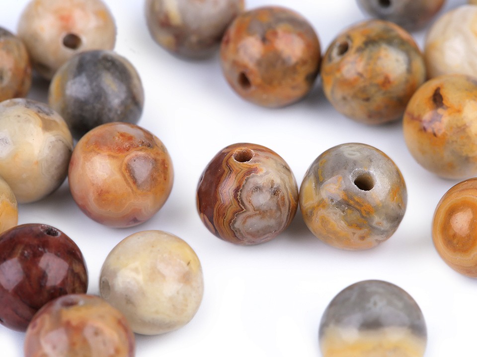 Mărgele din pietre naturale Agat galben, Ø8 mm (pachet 15 Buc.) Mărgele din pietre naturale Agat galben, Ø8 mm (pachet 15 Buc.)