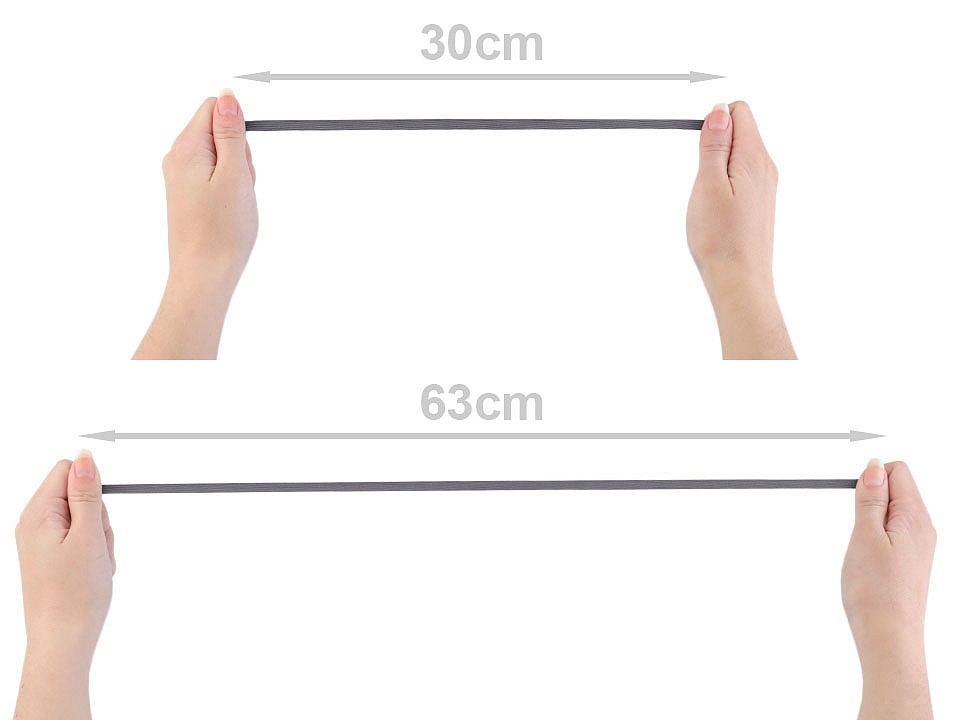 Elastic lat confecții, lățime 7 mm (rola 50 m) - roșu Elastic lat confecții, lățime 7 mm (rola 50 m) - roșu
