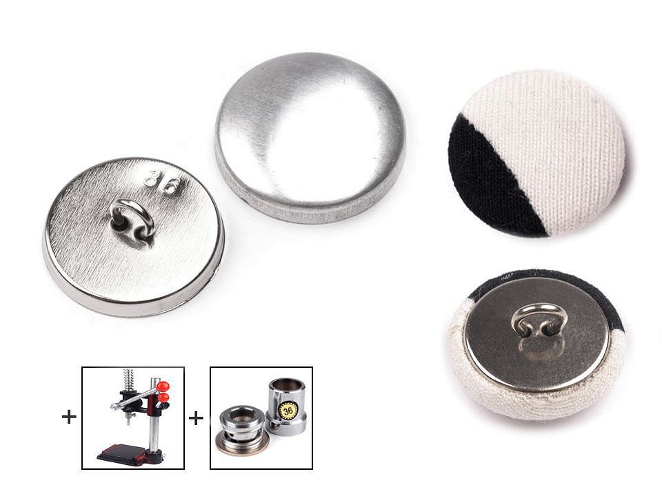 Nasturi de îmbrăcat metalici, 36 Nasturi de îmbrăcat metalici, 36, nichel, 100 set