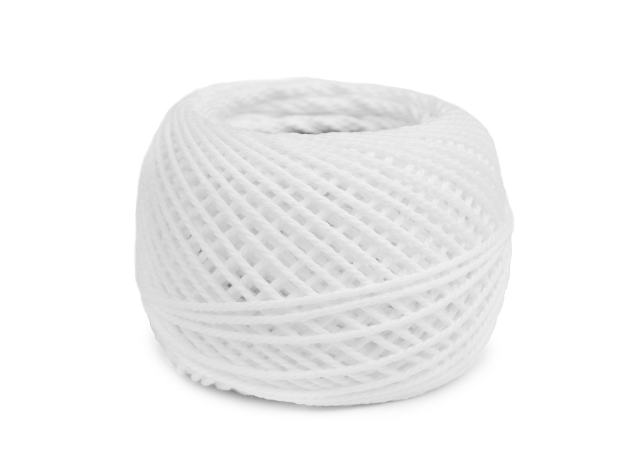 Aţă bumbac pentru croșetat, 40 g, alb