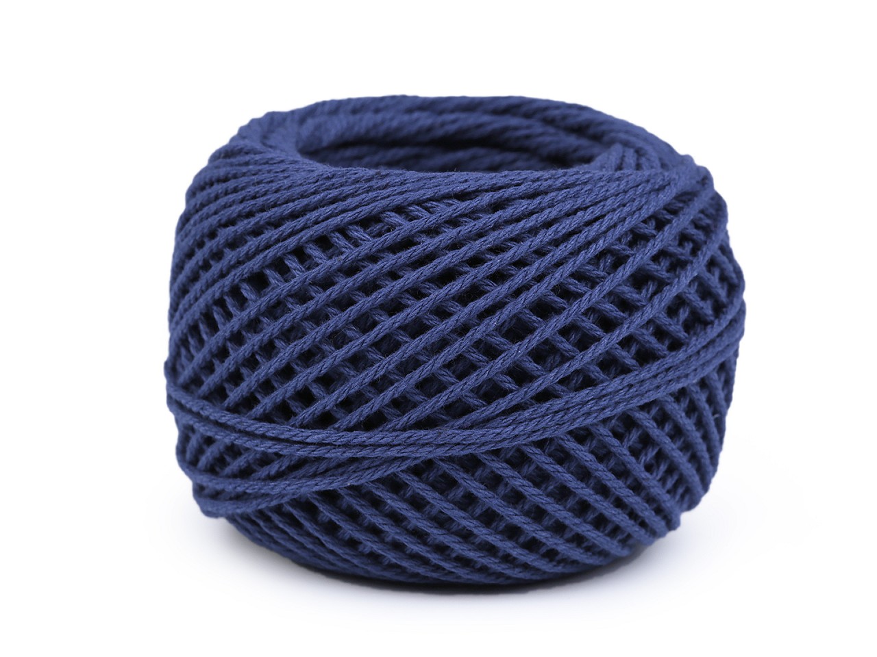 Aţă bumbac pentru croșetat, 40 g, albastru închis Aţă bumbac pentru croșetat, 40 g, albastru închis