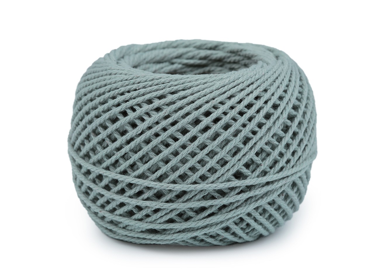 Aţă bumbac pentru croșetat, 40 g, gri verzui deschis Aţă bumbac pentru croșetat, 40 g, gri verzui deschis