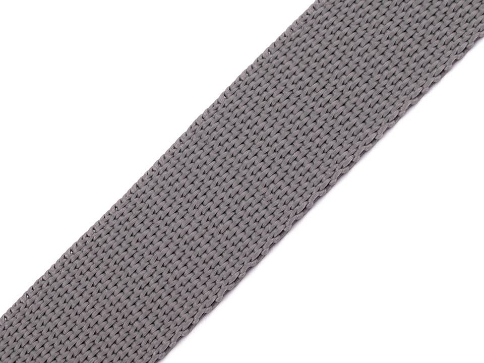 Chingă polipropilenă, lățime 30 mm, gri perlă, 5 m Chingă polipropilenă, lățime 30 mm, gri perlă, 5 m