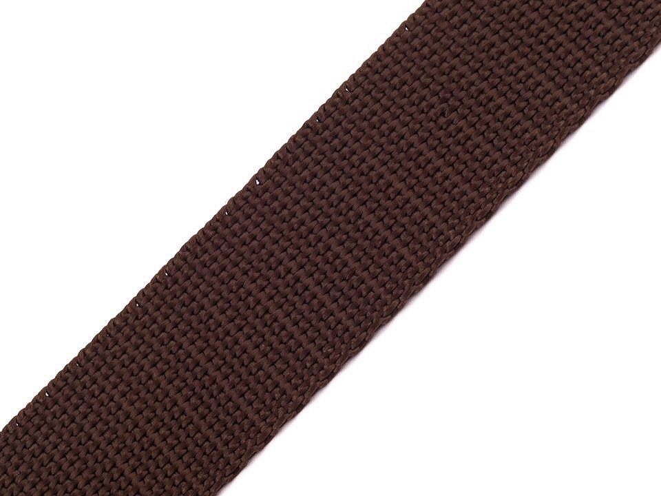 Chingă polipropilenă, lățime 30 mm, maro închis, 5 m Chingă polipropilenă, lățime 30 mm, maro închis, 5 m