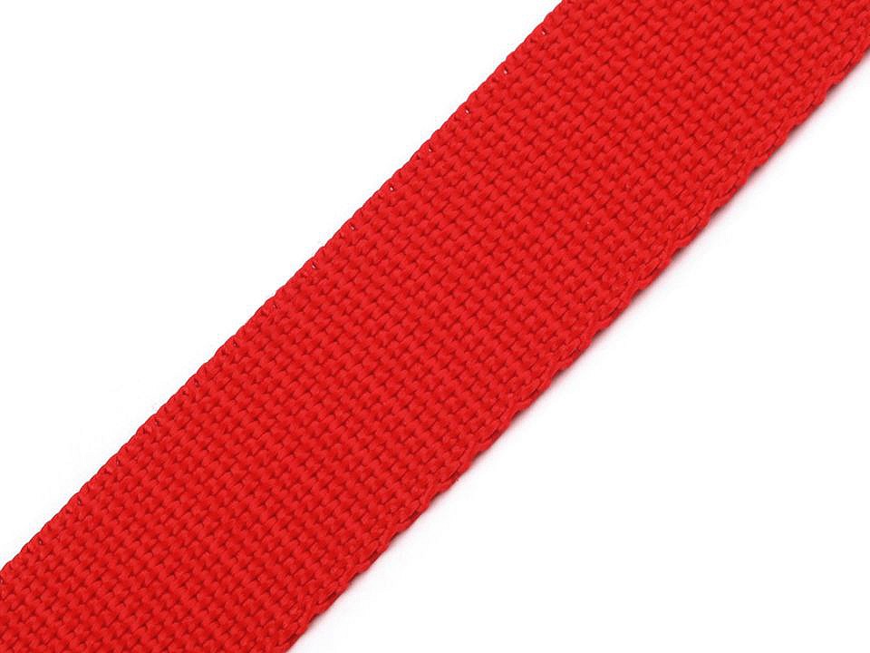 Chingă polipropilenă, lățime 30 mm, roșu, 5 m Chingă polipropilenă, lățime 30 mm, roșu, 5 m