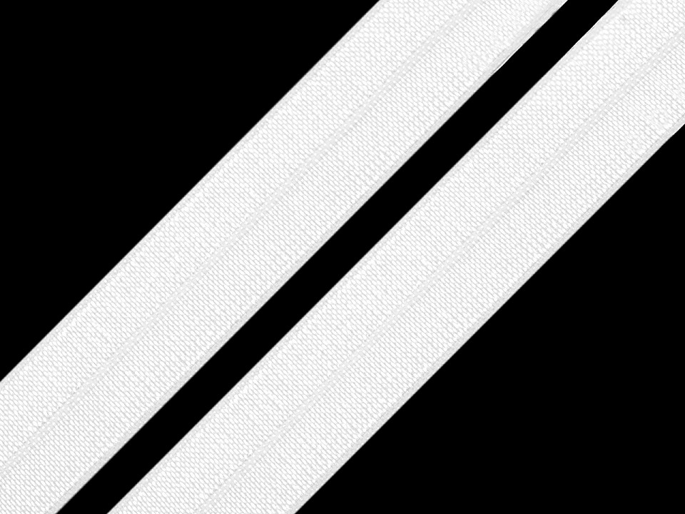 Elastic bias, lățime 20 mm (card 25 m) - negru Elastic bias, lățime 20 mm (card 25 m) - alb