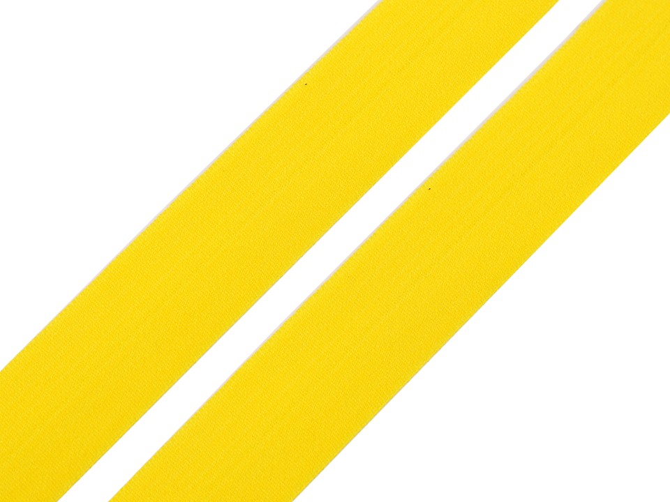 Elastic bias mat, lățime 20 mm (card 20 m) - galben Elastic bias mat, lățime 20 mm (card 20 m) - galben