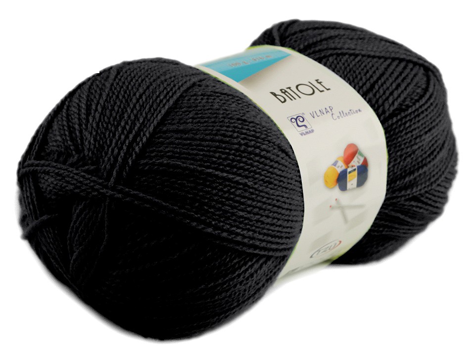 Fir de tricotat Batole, 100 g - negru