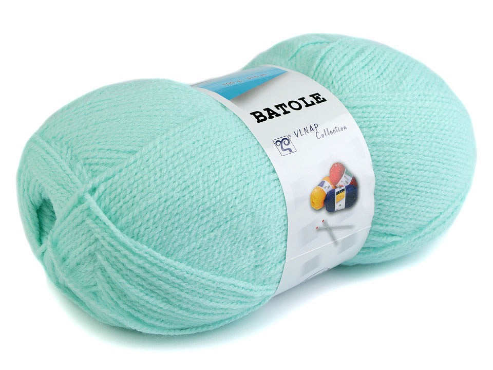 Fir de tricotat Batole, 100 g - verde mentă