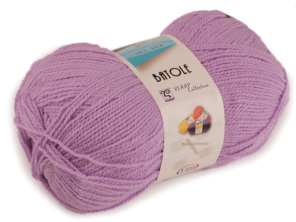Fir de tricotat Batole, 100 g - violet deschis