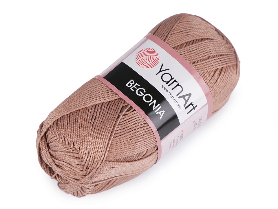 Fir de tricotat Begonia, 50 g - maro gazelle Fir de tricotat Begonia, 50 g - maro gazelle