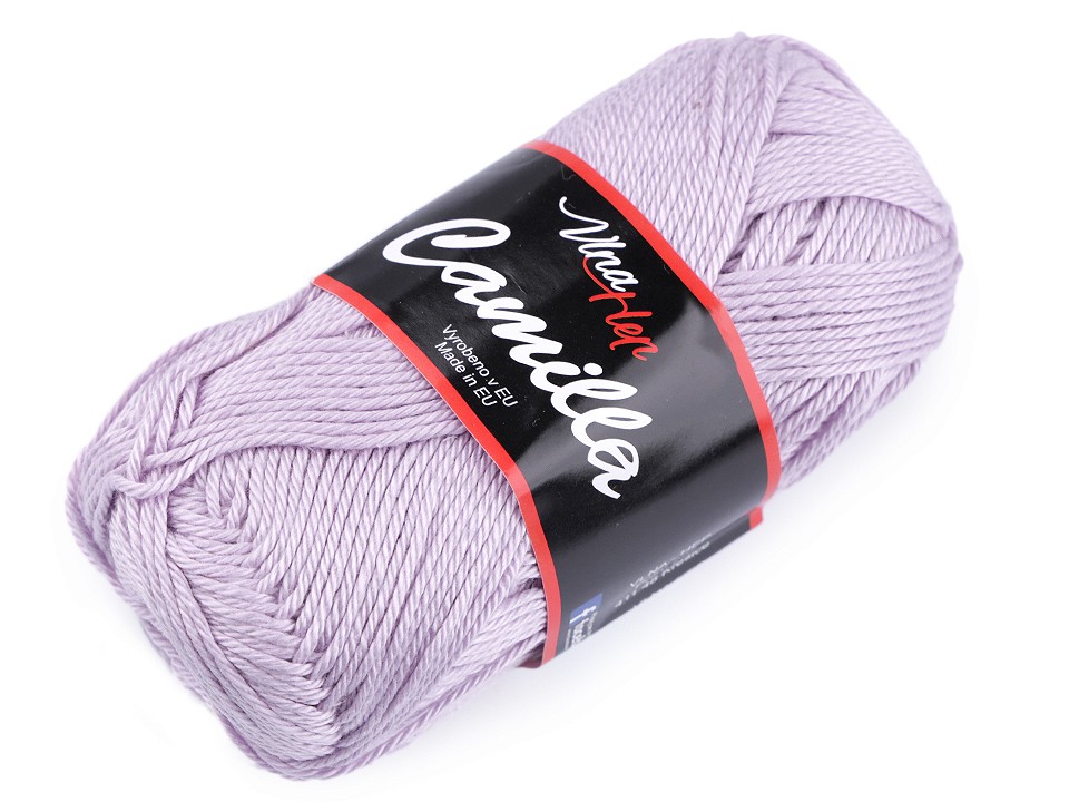 Fir de tricotat Camilla, 50 g - mov deschis Fir de tricotat Camilla, 50 g - mov deschis
