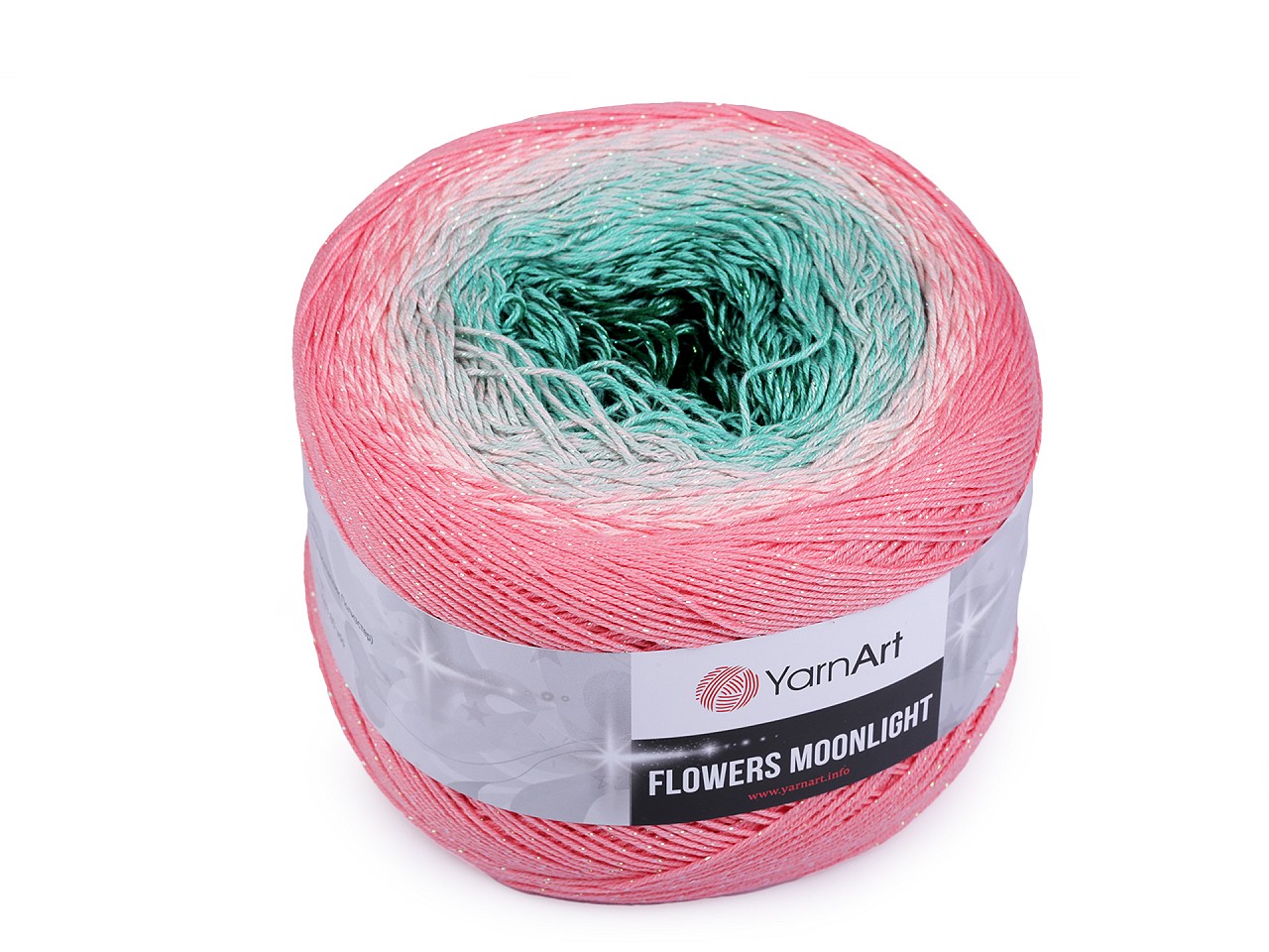 Fir de tricotat Flowers Moonlight, 260 g, turcoaz Fir de tricotat Flowers Moonlight, 260 g, turcoaz
