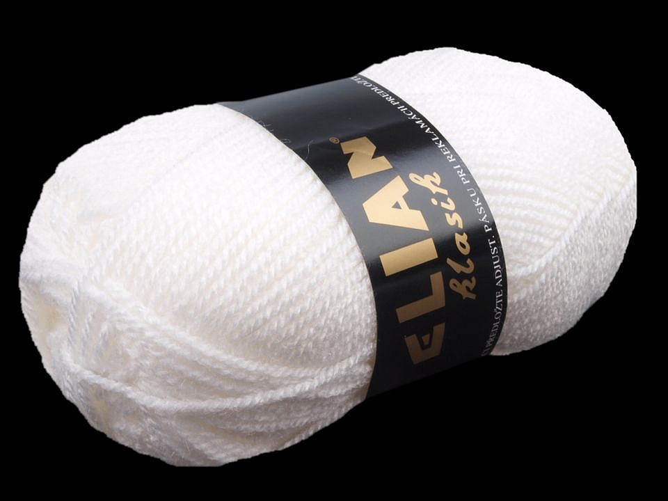 Fir de tricotat Klasik, 50 g - alb Fir de tricotat Klasik, 50 g - alb