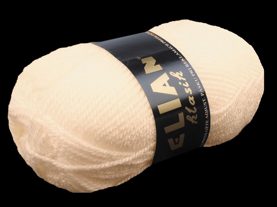 Fir de tricotat Klasik, 50 g - galben vanilie Fir de tricotat Klasik, 50 g - galben vanilie