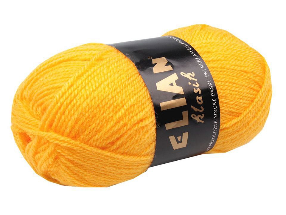 Fir de tricotat Klasik, 50 g - galben Fir de tricotat Klasik, 50 g - galben