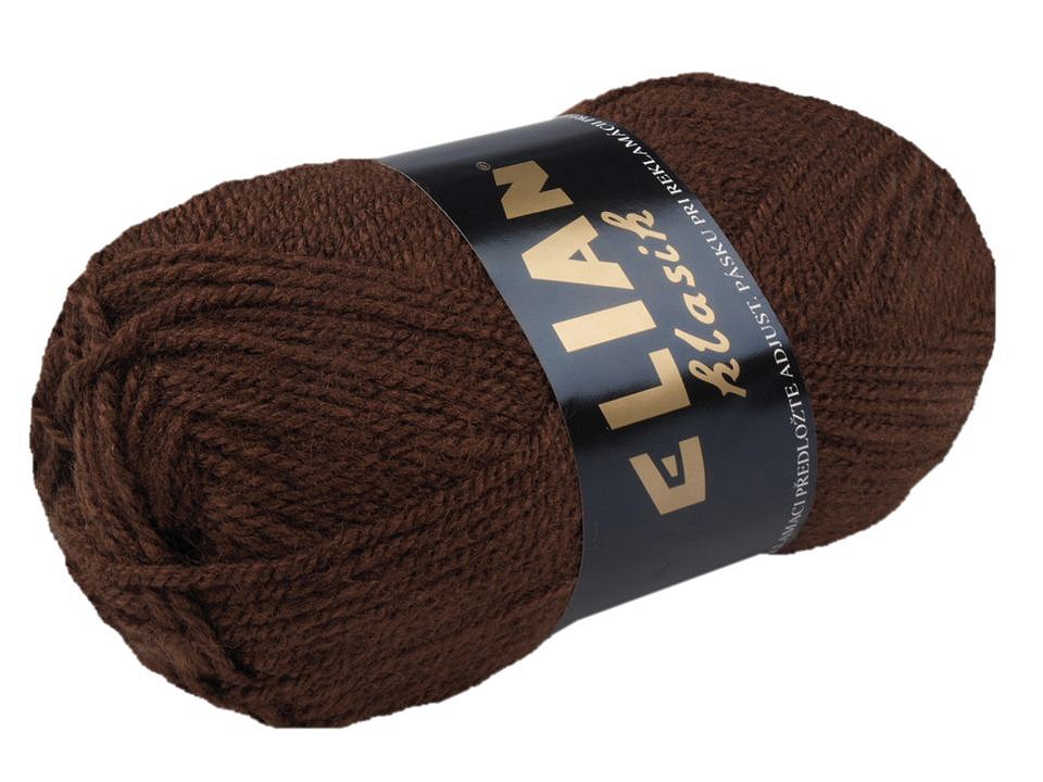 Fir de tricotat Klasik, 50 g - maro Fir de tricotat Klasik, 50 g - maro