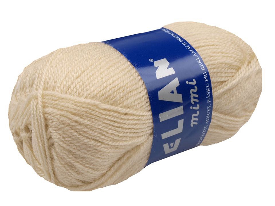 Fir de tricotat Mimi, 50 g - alb crem Fir de tricotat Mimi, 50 g - alb crem