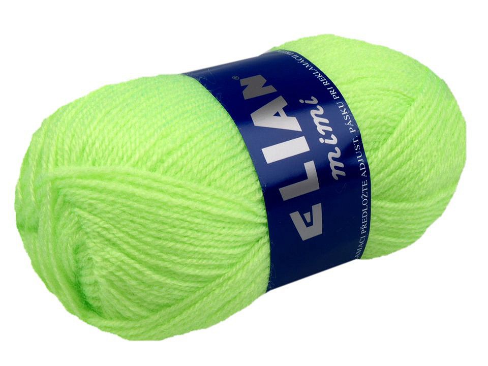 Fir de tricotat Mimi, 50 g - verde lime - neon Fir de tricotat Mimi, 50 g - verde lime - neon