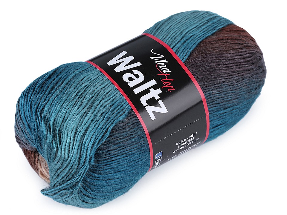 Fir de tricotat Waltz, 100 g, gri petrol Fir de tricotat Waltz, 100 g, gri petrol