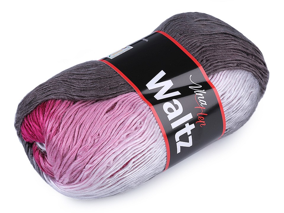Fir de tricotat Waltz, 100 g, gri Fir de tricotat Waltz, 100 g, gri