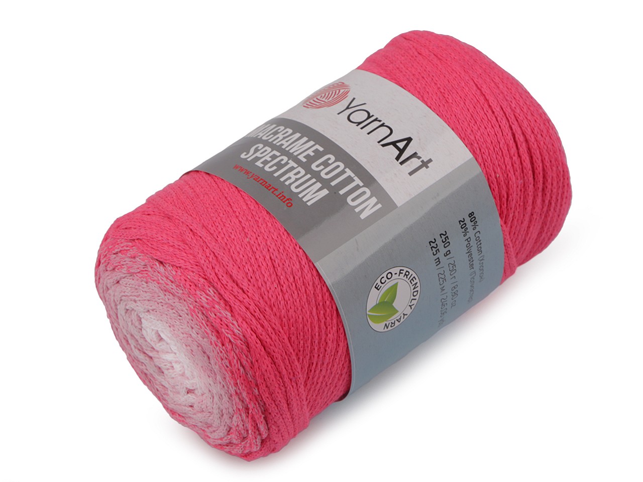 Fire de tricotat Macrame Cotton Spectrum 250 g, roz Fire de tricotat Macrame Cotton Spectrum 250 g, roz