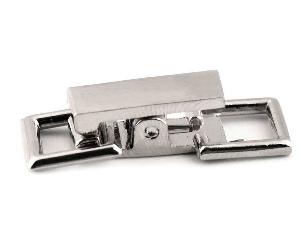 Închizătoare decorativă, 9x26 mm, nichel Închizătoare decorativă, 9x26 mm, nichel