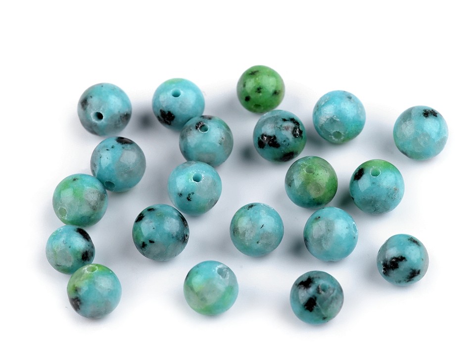 Mărgele Kiwi stone, Ø8 mm (pachet 47 Buc.) Mărgele Kiwi stone, Ø8 mm (pachet 47 Buc.)