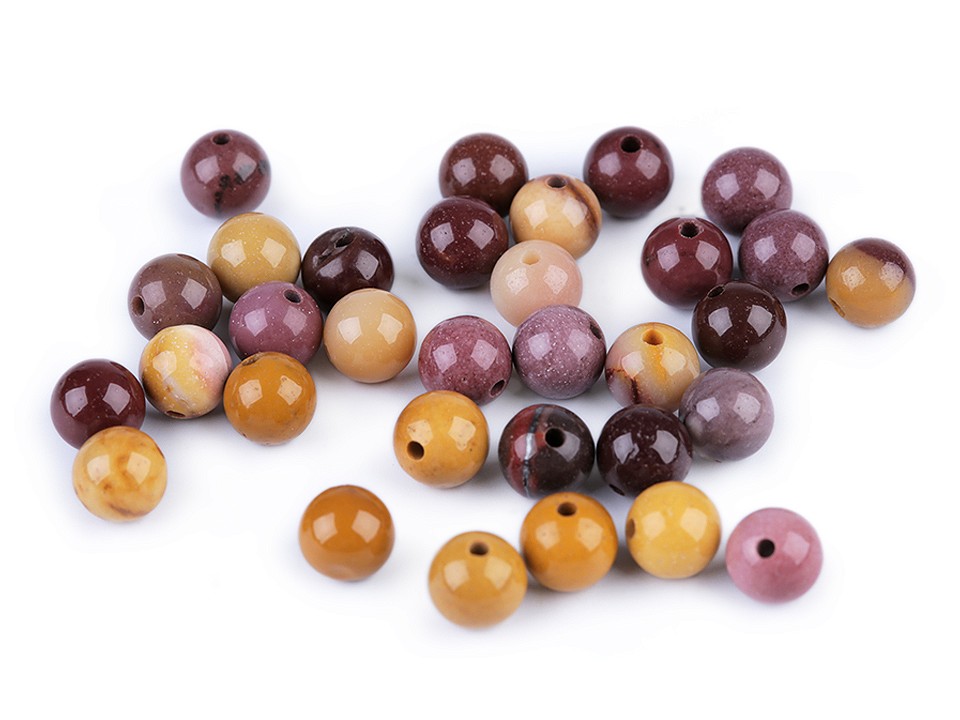 Mărgele din pietre naturale Jasp mookait, Ø6 mm (pachet 10 Buc.) Mărgele din pietre naturale Jasp mookait, Ø6 mm (pachet 10 Buc.)