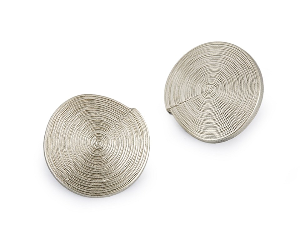Nasturi cu picior, mărimea Ø34 mm, nichel, 5 buc.