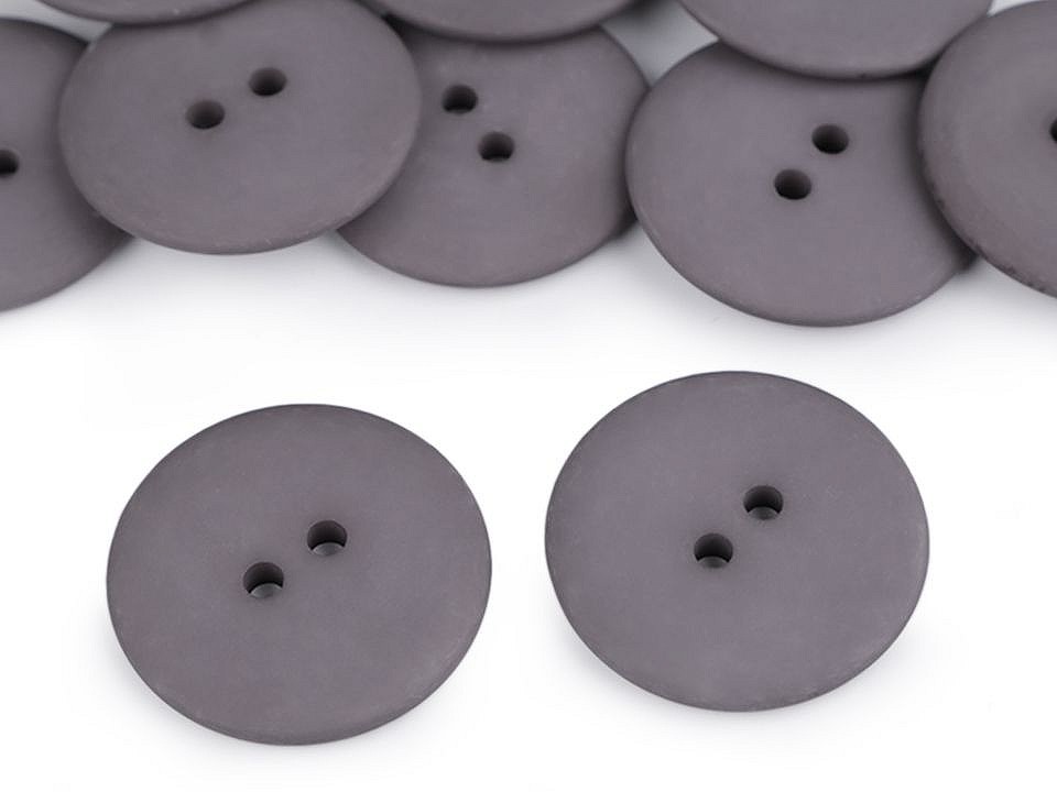 Nasturi plastic, 2 găuri, mărimea Ø30 mm, gri, 10 buc. Nasturi plastic, 2 găuri, mărimea Ø30 mm, gri, 10 buc.