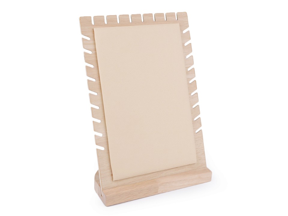 Panou prezentare bijuterii, 18x25,5 cm - natural deschis Panou prezentare bijuterii, 18x25,5 cm - natural deschis