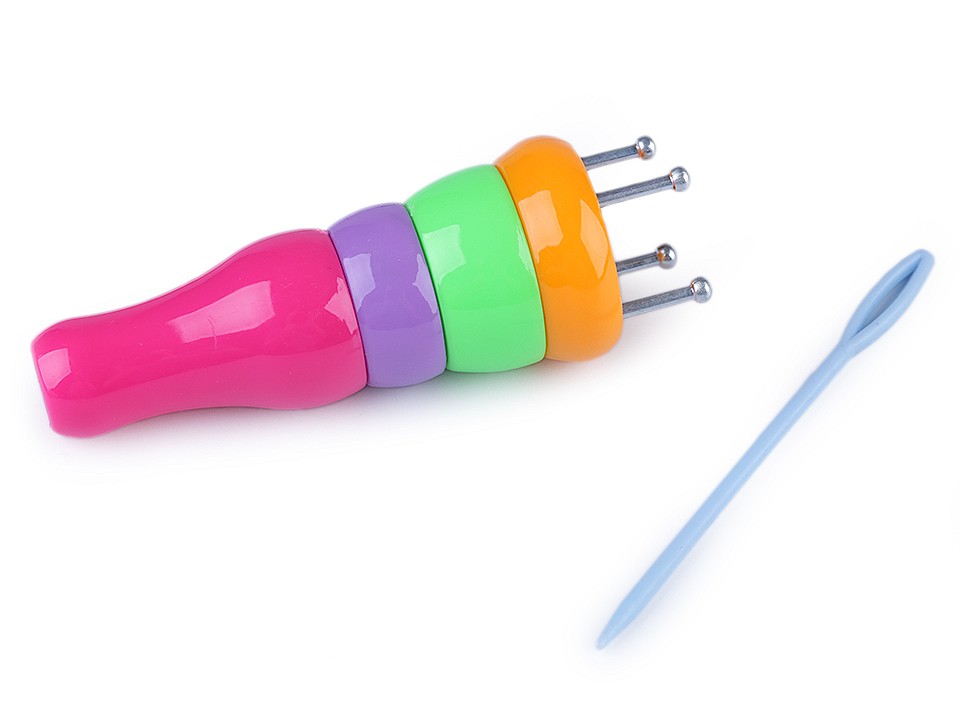 Păpușă de tricotat, multicolor Păpușă de tricotat, multicolor