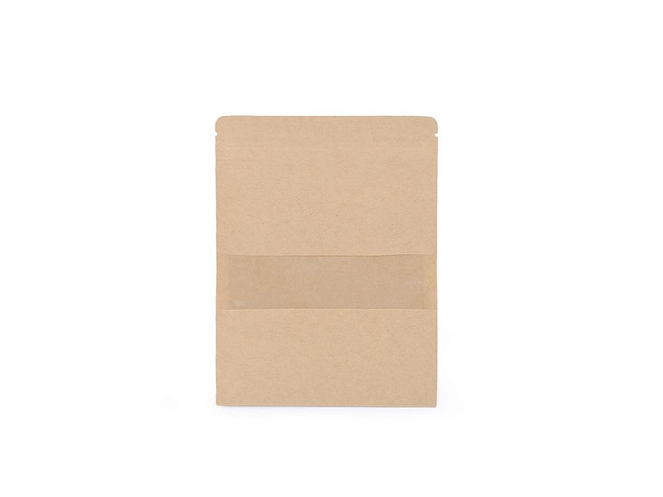 Pungi cu fermoar ziplock resigilabile (pachet 10 Buc.) - (10 x 15 cm) natural mediu Pungi cu fermoar ziplock resigilabile (pachet 10 Buc.) - (10 x 15 cm) natural mediu