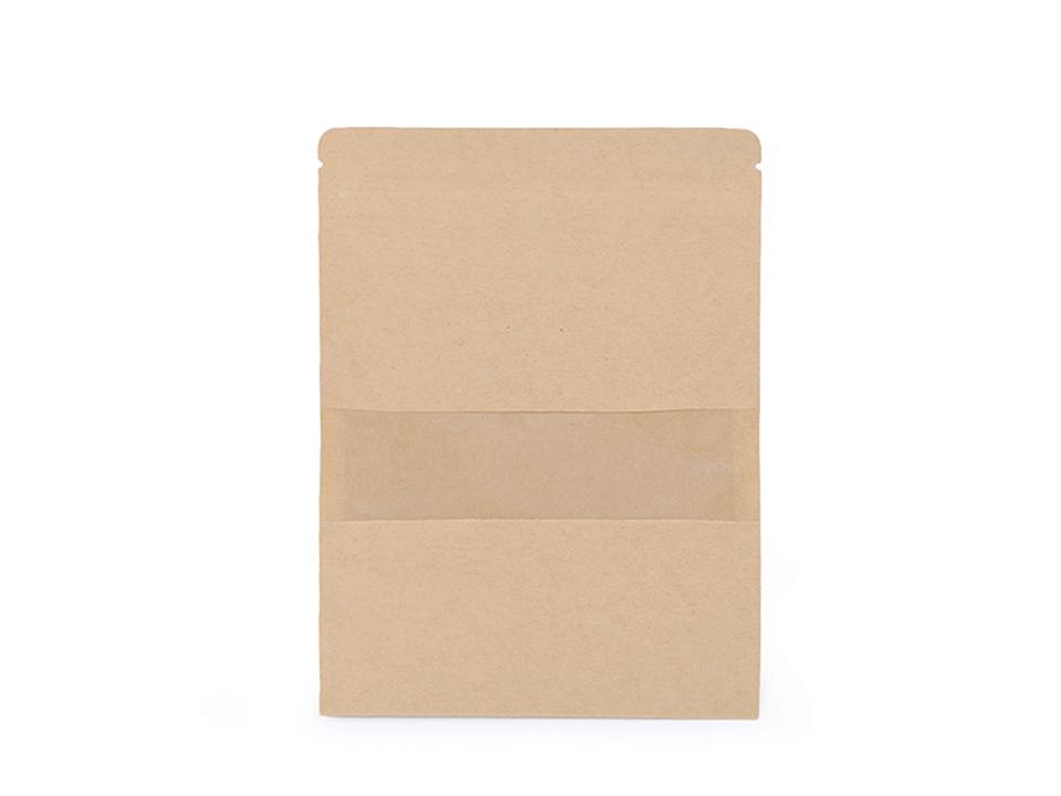 Pungi cu fermoar ziplock resigilabile (pachet 10 Buc.) - (12 x 18 cm) natural mediu
