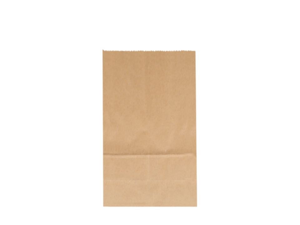 Pungi hârtie 8,8 x 17 x 5,5 cm (pachet 50 Buc.) - maro natural Pungi hârtie 8,8 x 17 x 5,5 cm (pachet 50 Buc.) - maro natural