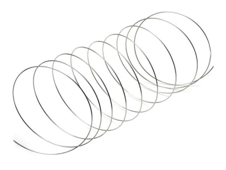 Sârmă memorie brățări, Ø5 cm, platinum , 20 g