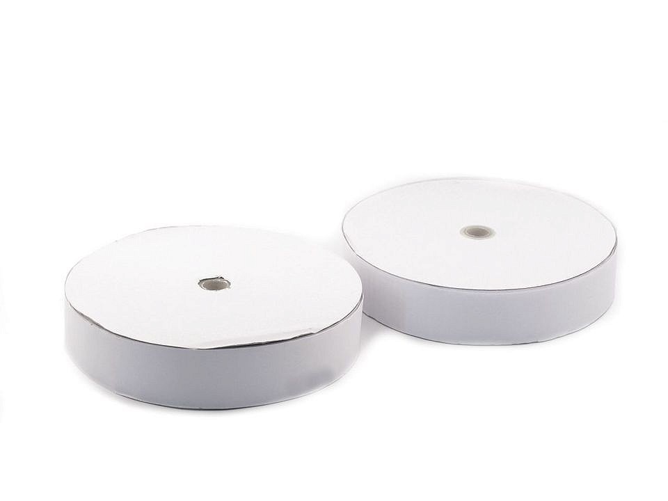 Bandă arici autoadezivă la metru, complet (puf + scai), 50 mm, White Bandă arici autoadezivă la metru, complet (puf + scai), 50 mm, Alb