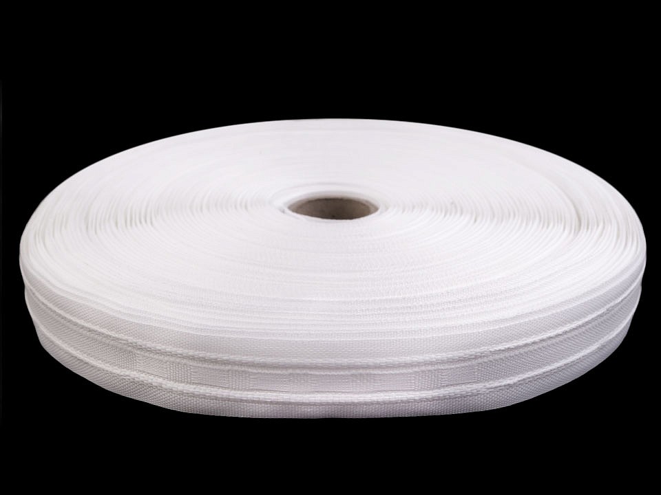 Rejansă 2 pliuri, lățime 25 mm, alb, 50 m Rejansă 2 pliuri, lățime 25 mm, alb, 50 m