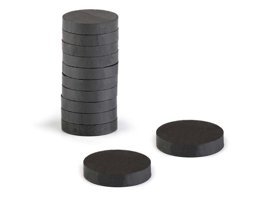 Magnet rotund, Ø15 mm, antracit, 20 buc. Magnet rotund, Ø15 mm, antracit, 20 buc.