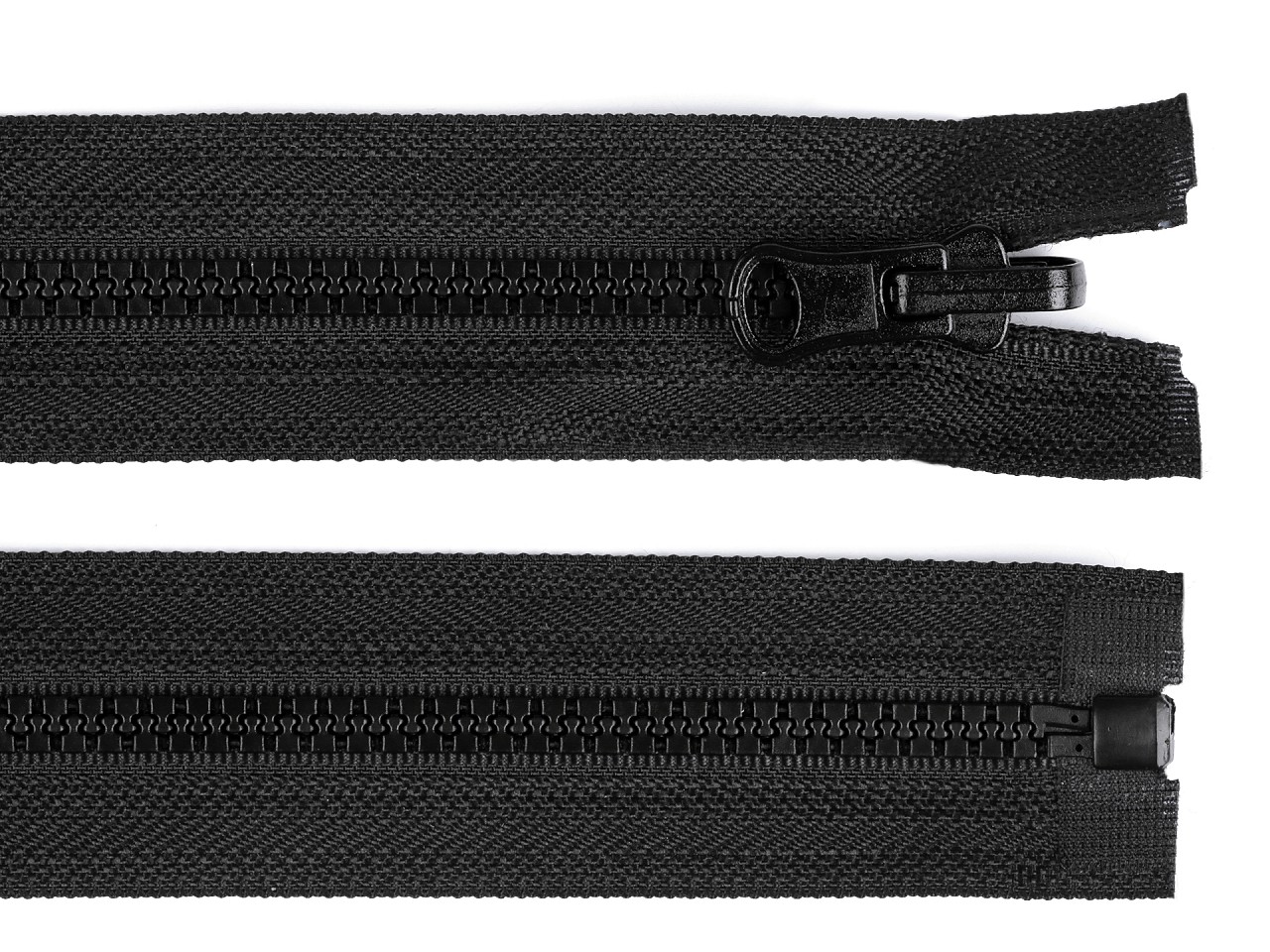 Fermoar injectat reversibil, lungime 50 cm, negru Fermoar injectat reversibil, lungime 50 cm, negru