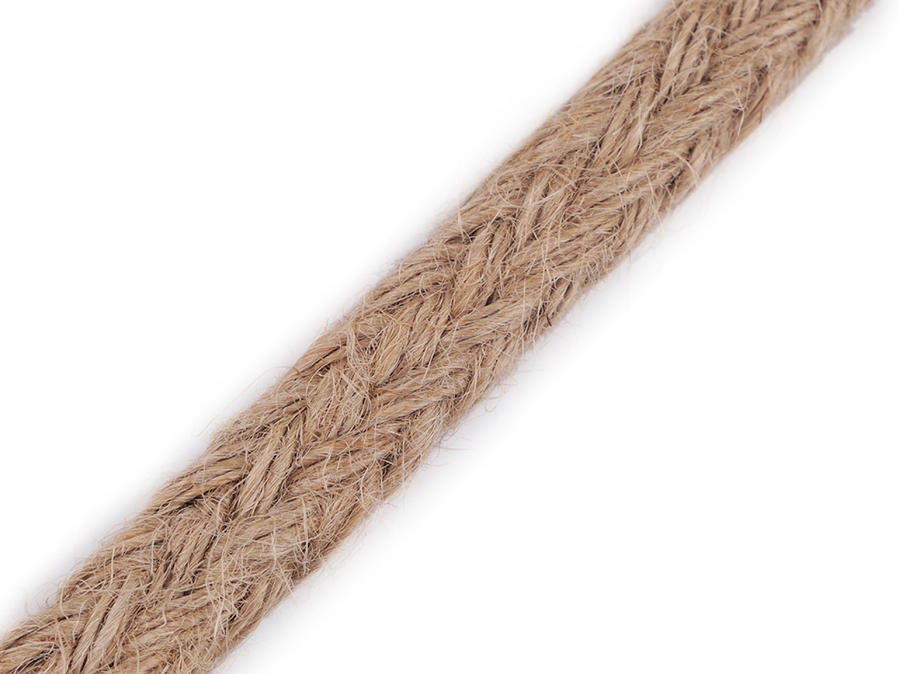 Șnur / Sfoară iută împletită, lățime 15 mm, ecru natural, 1m Șnur / Sfoară iută împletită, lățime 15 mm, ecru natural, 1m