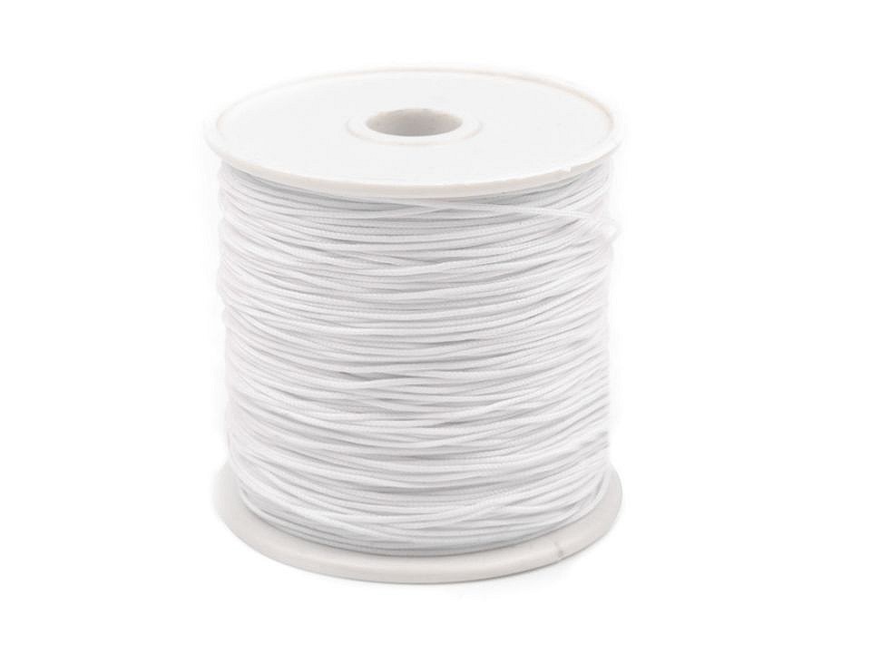 Şnur poliester, Ø0,5 mm, alb, 1 Rolă Şnur poliester, Ø0,5 mm, alb, 1 Rolă