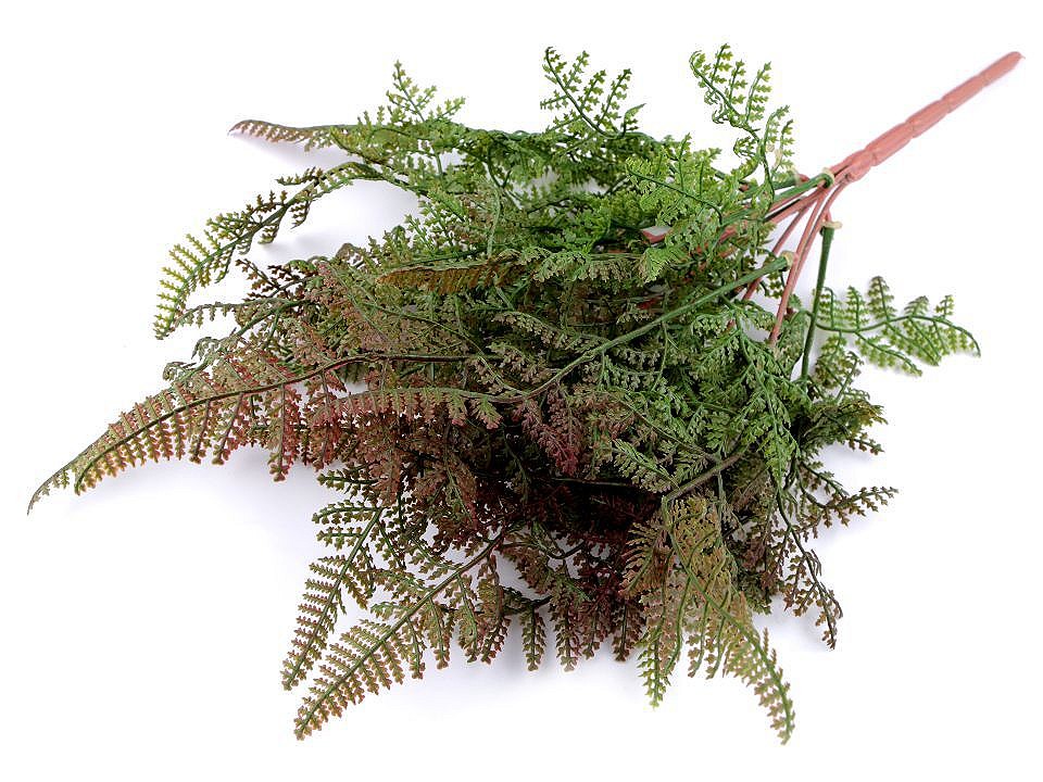 Ferigă artificială aranjamente florale, verde-maro Ferigă artificială aranjamente florale, verde-maro